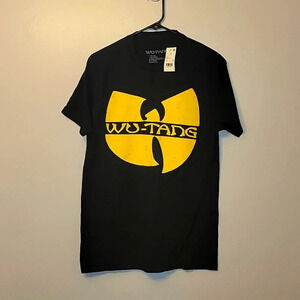NWT WU-TANG men's small black shirt with original W symbol LOT A6